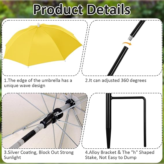 SkyShade™ Solenergi-drevet LED-parasoll