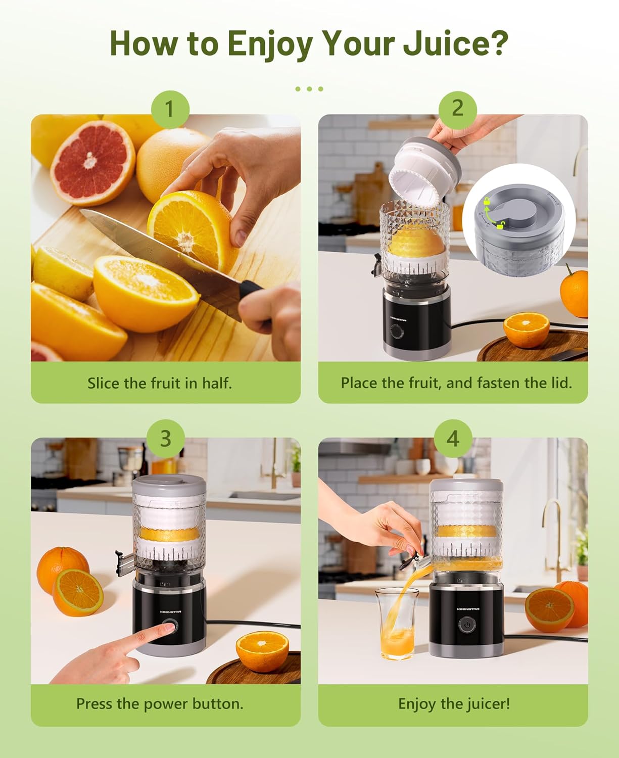SqueezeGo™ Automatisk juicepress