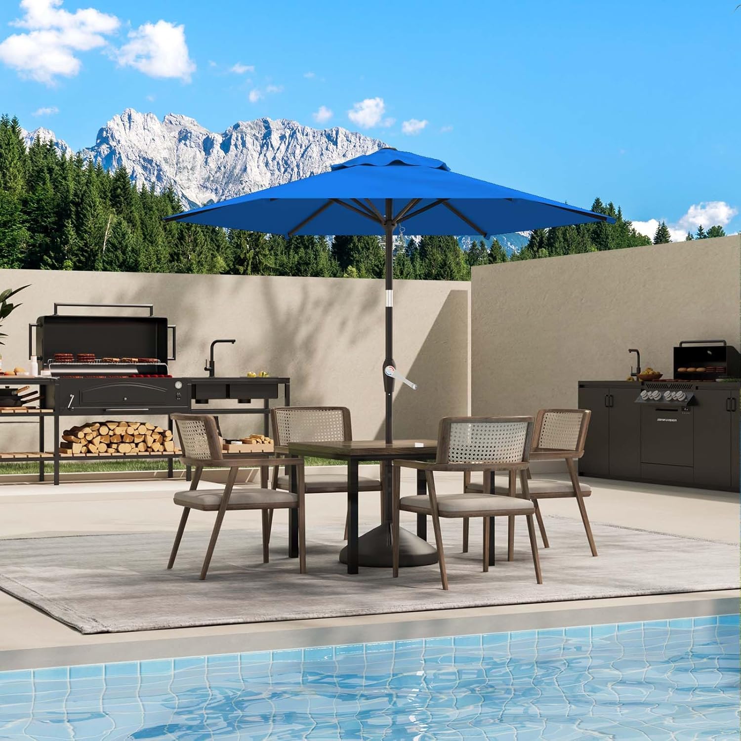 SunGlide™ terrasseparasoll